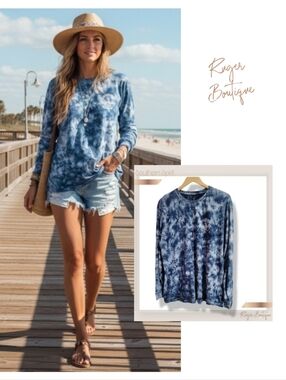 🌿Southern Spirit Long Sleeve Tee XL Blue Wave Pensacola FL Unisex Cotton Shirt